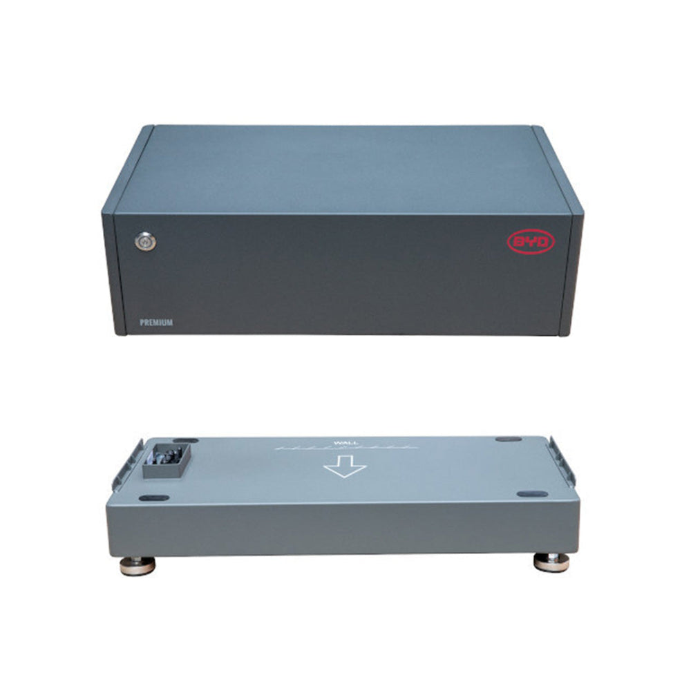 BYD Battery Box Premium HVM Top and Base Front View