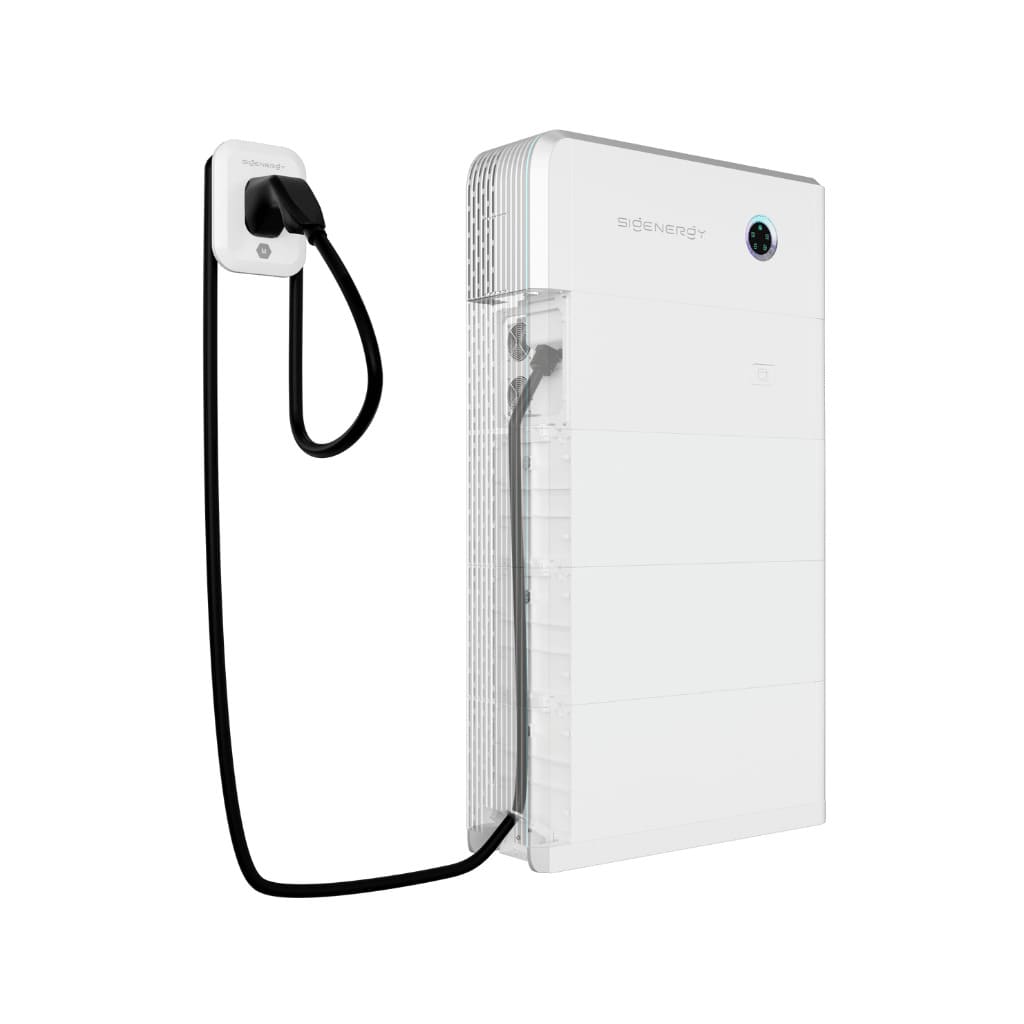 Sigenstor stack with DC EV Charging Module cable routing