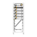 Deye BOS-G20 battery rack, front view with four stacked battery modules and the control unit on top