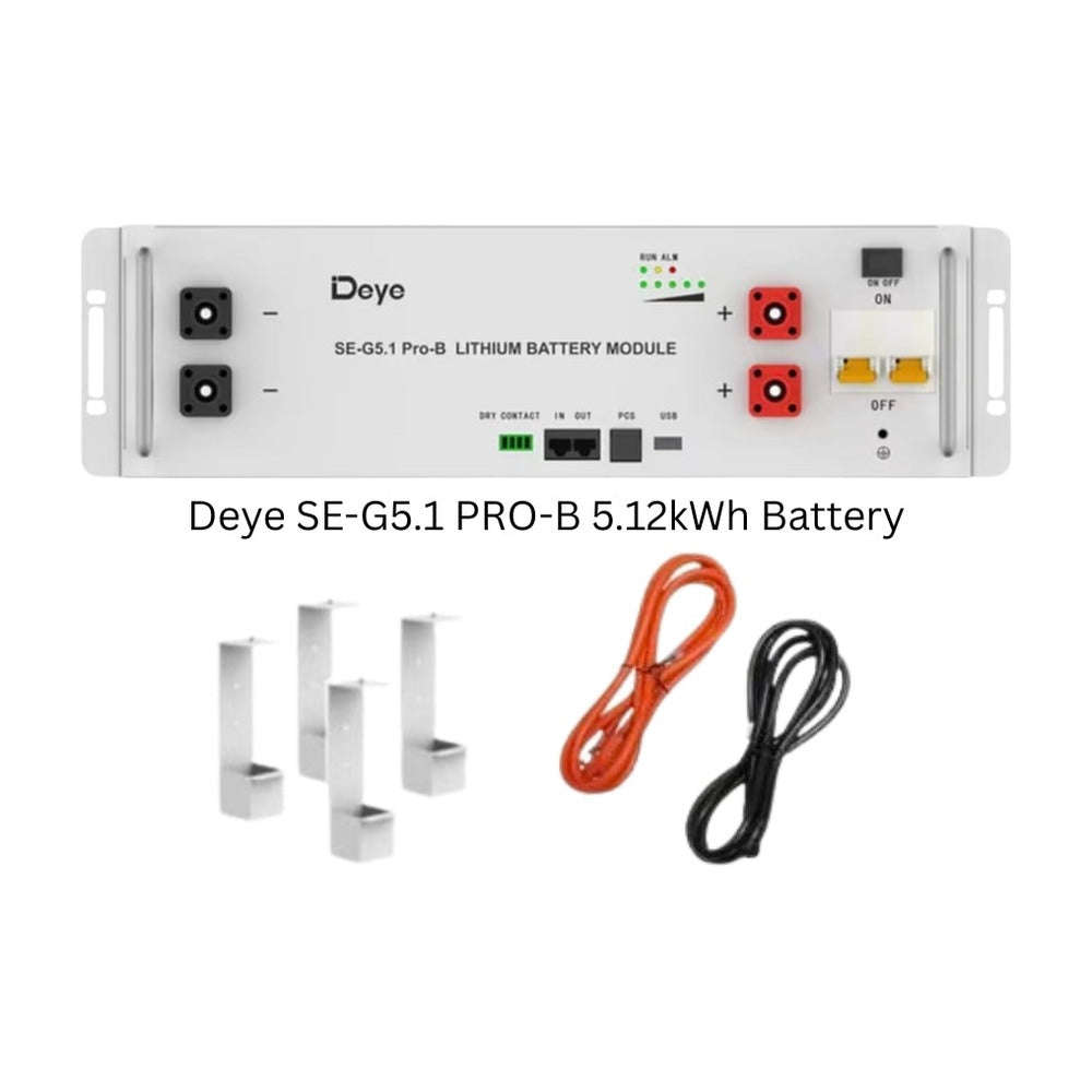 Deye SE-G5.1 PRO-B5.12kWh Battery with cables