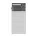 Deye AI-W5.1 All-in-One energy storage system, back view showing cooling fins and cable ports on top of stacked unit