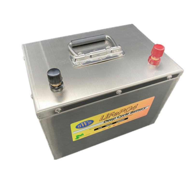 Big Wei 12V 100Ah IEC62619 Certified LiFePO4 Battery, Aus made, 4x4, boat, Bluetooth Stainless Steel case  - SS12100