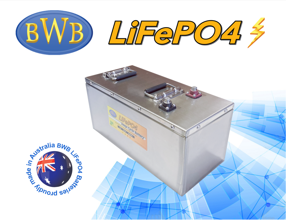 Big Wei 24V 100Ah LiFePO4 Battery Aus made, 4x4, boat, Bluetooth Stainless Steel case  - SS24100