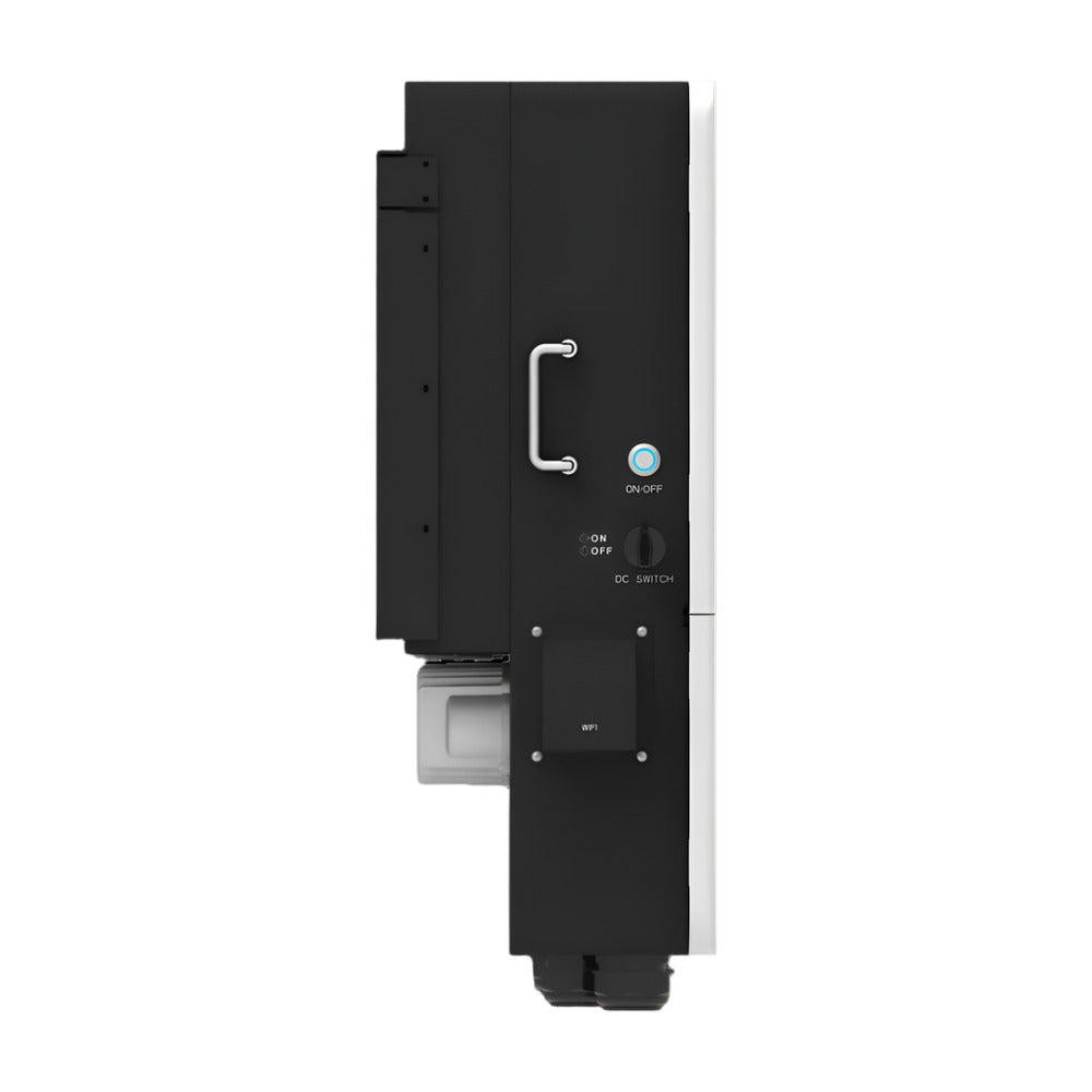 Deye SUN-15K-SG05LP3-AU-SM2 15kW three phase hybrid inverter, side view