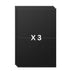 3 x Aiko 108 Cell Neostar 3S54 Mono-Glass All Black N-Type BC Solar Panel 