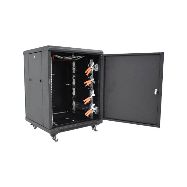 BYD LV Flex IP20 rated 4 module Pre-wired Server Rack Style Battery Cabinet