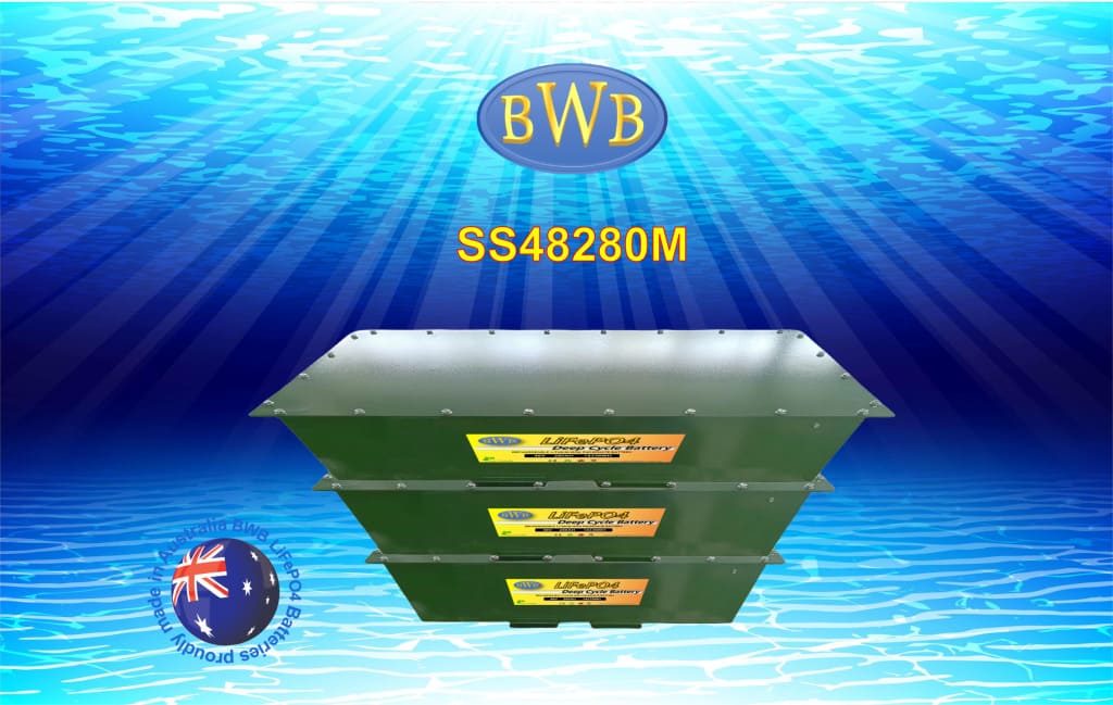 Big Wei 48V 280AH Marine LiFePO4 Battery Deep Cycle BWB SS48280(M) - Stack