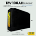 Big Wei Slimline Lithuim Battery 12V 100Ah MB Series Dimensions