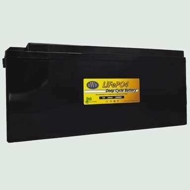 Big Wei Slimline Lithuim Battery 12V 200Ah Front View