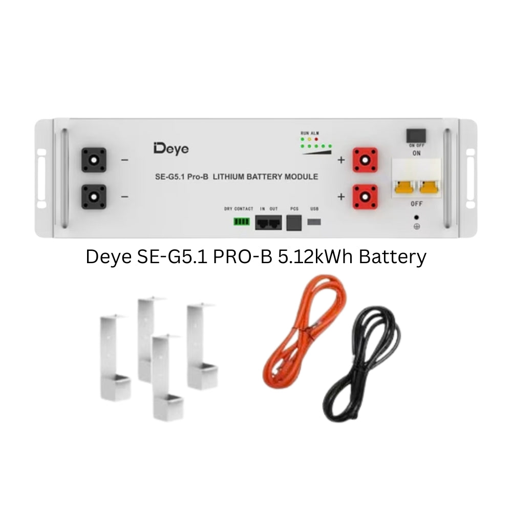 Deye SE-G5.1 PRO-B5.12kWh Battery with cables