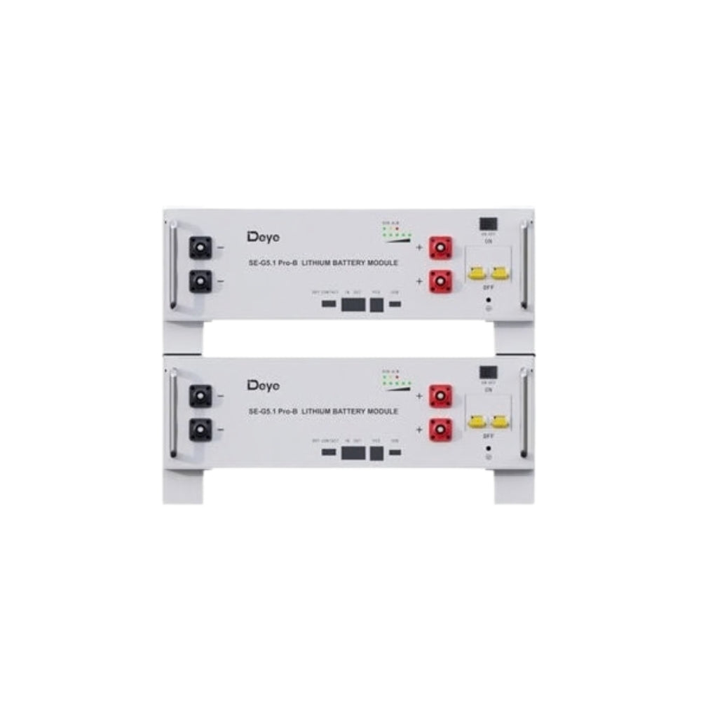 Deye SE-G5.1 PRO-B5.12kWh Battery x 2