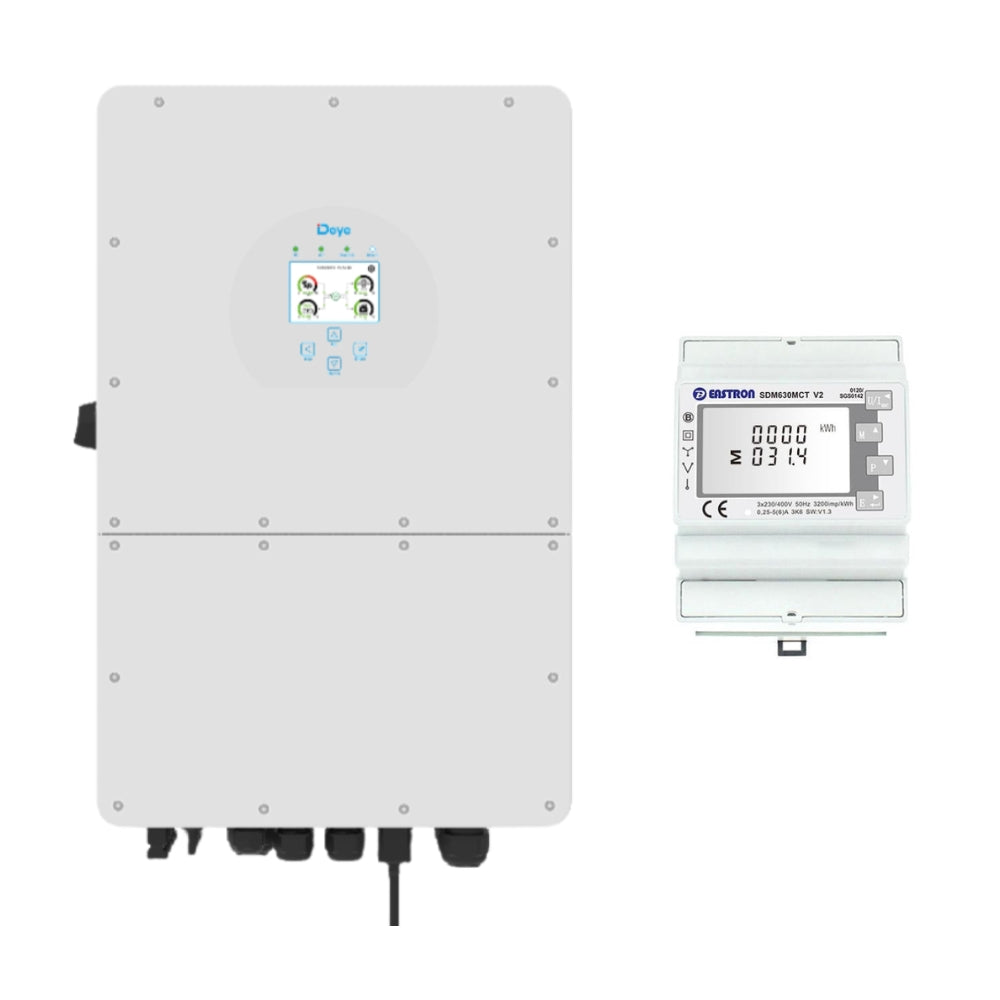 Deye SUN 15K-SG01HP3-AU-AM2 15kW HV 3 Phase Hybrid Inverter With Meter