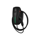 ZJ Beny EV Charger angled view, black wall unit with green light strip and coiled charging cable