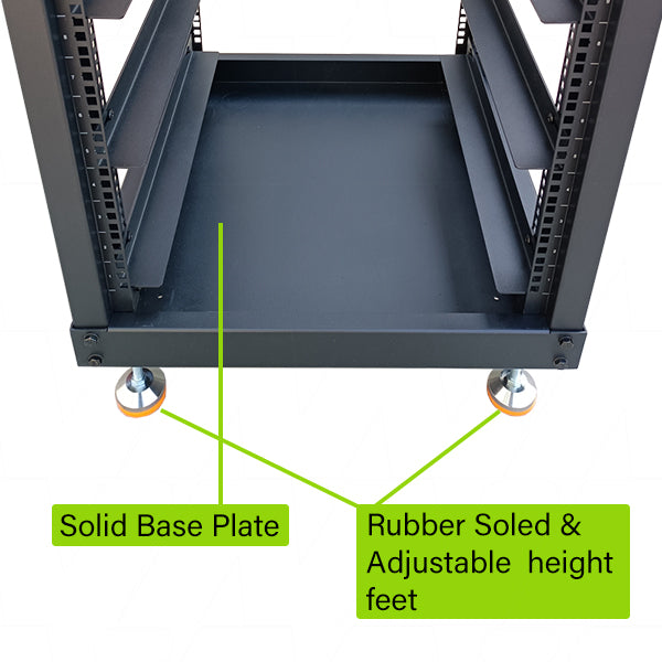 Enepower EBC50H-ID Black Indoor Open Rack Battery Cabinet 10