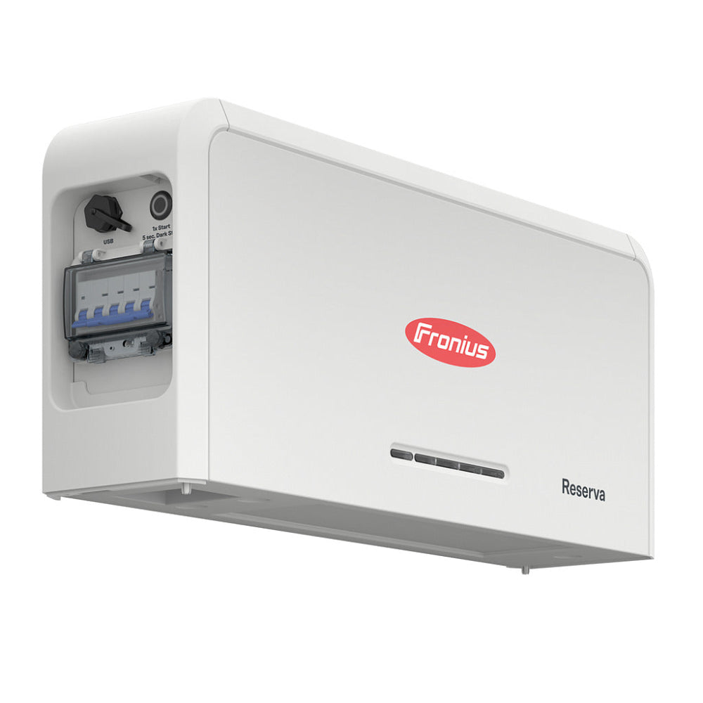 Fronius Reserva HV Battery Accessories (Base, Top Cover & Switchgear) Front View Angled