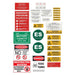 Hybrid Battery Label Kit - Lithuim