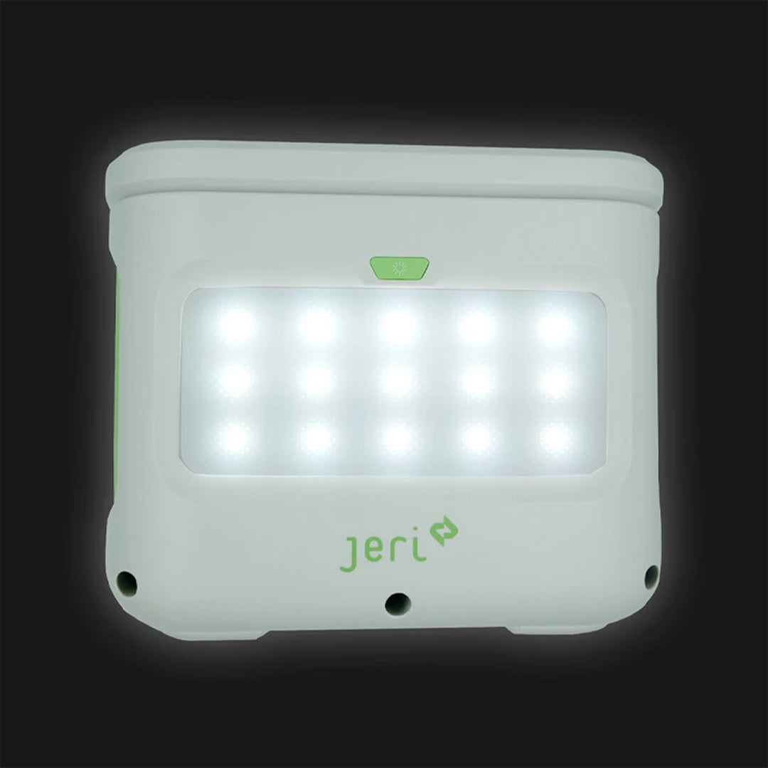 Jeri V10 Lithium Portable Power Station - Front View - LED Lights