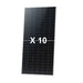 Jinko Solar 590W 144 Cell Tiger Neo N-Type TOPCon Dual Glass Bifacial Module x 10