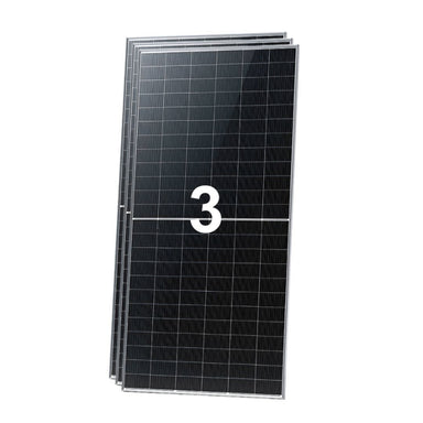 Jinko Solar 590W 144 Cell Tiger Neo N-Type TOPCon Dual Glass Bifacial Module x 3
