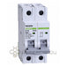Noark Ex9BP 10A 360V DC 2 pole miniature circuit breaker, K10 trip curve, part number 84449