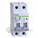 Noark Ex9BP 50A 360V DC 2 pole miniature circuit breaker, K50 trip curve, part number 84455