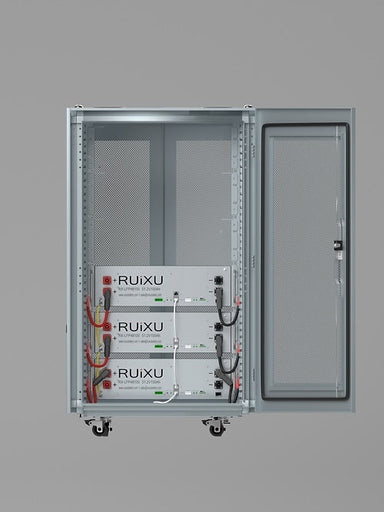 Ruixu Server Rack Battery Cabinet and 3 Module combo 15.36 kWh