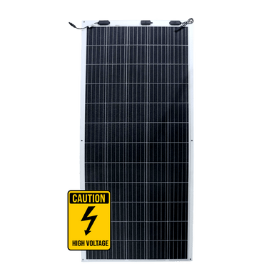 Sunman E Arc 310W flexible solar panel with eyelets