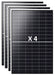 Sumec Phono 440W Helios CLEAR HJT Dual Glass Bifacial Module (Rectangle Cell) 4 Modules