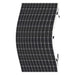 Sunman eArc 520W SMF520J-12X12UW flexible solar panel shown curved along its length