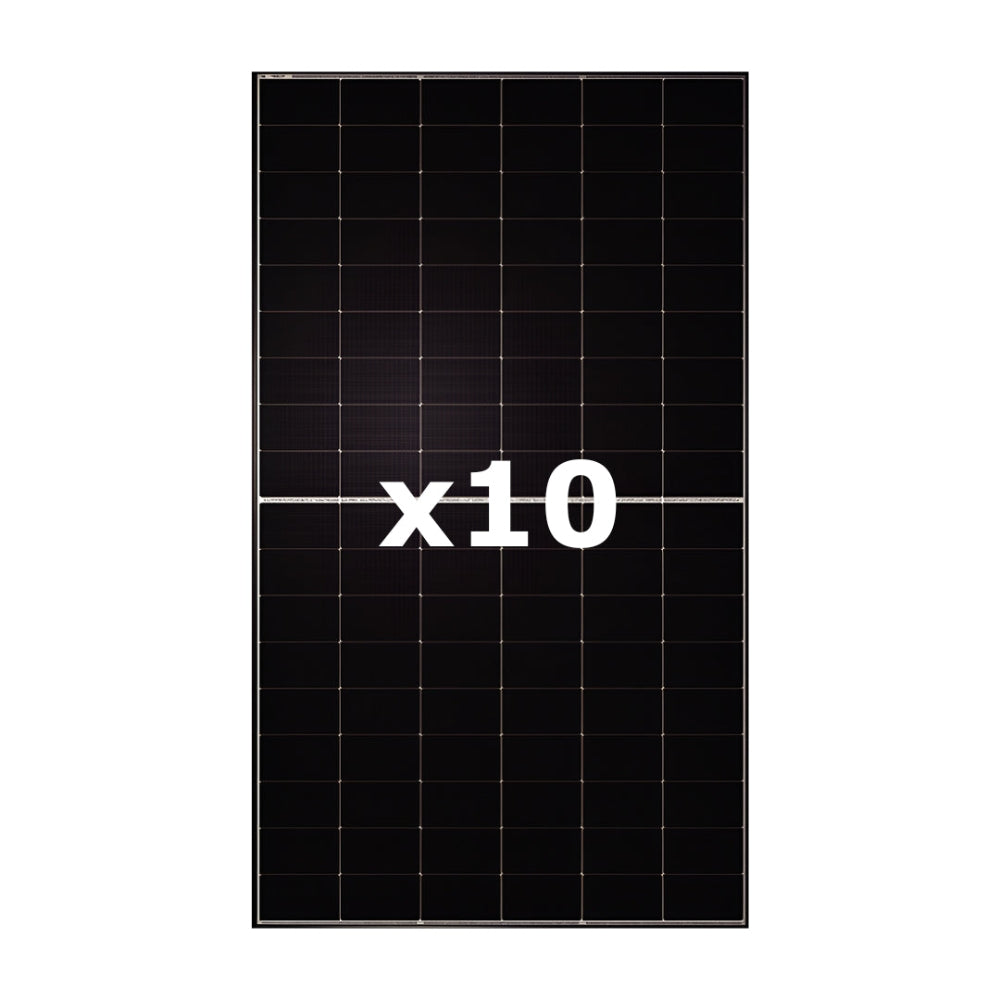 TW Solar 510W N-Type Bifacial Dual Glass Solar Panel x 10