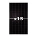 TW Solar 510W N-Type Bifacial Dual Glass Solar Panel x 15