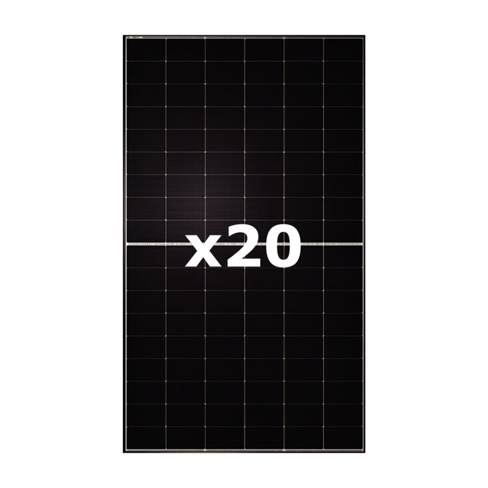 TW Solar 510W N-Type Bifacial Dual Glass Solar Panel x 20