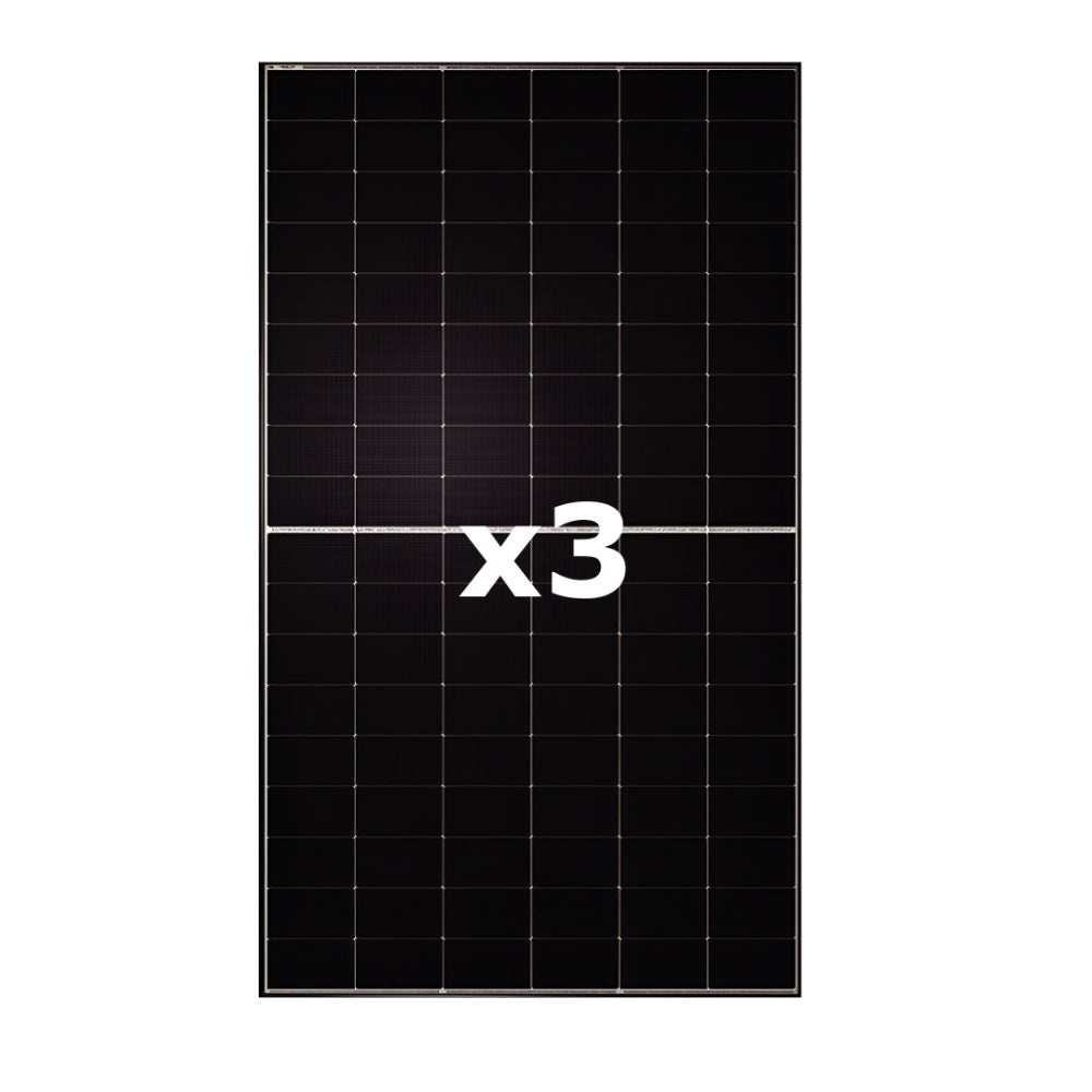 TW Solar 510W N-Type Bifacial Dual Glass Solar Panel x 3
