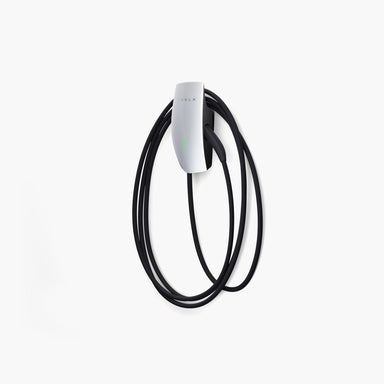 Tesla EV Charger Gen 3 Front Angled View With Cables
