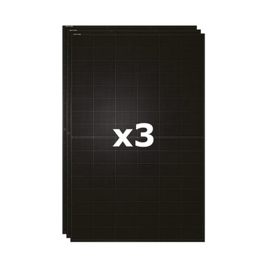 TW Solar 440W N-Type Bifacial Dual Glass Solar Panel x 3