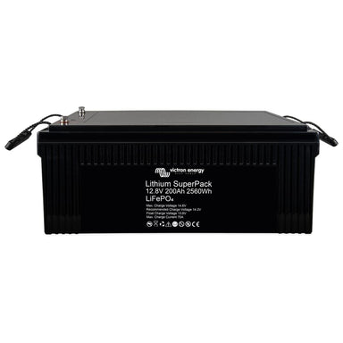 Victron Lithium SuperPack 12.8V/200Ah - Front View Angled