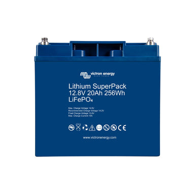 Victron Lithium SuperPack 12.8V/20Ah (M5) - Front View