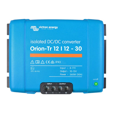 Victron Orion-Tr 12/12-30A (360W) DC-DC Isolated Converter - Top View
