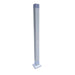 White Square Home Solar Battery Bollard 
