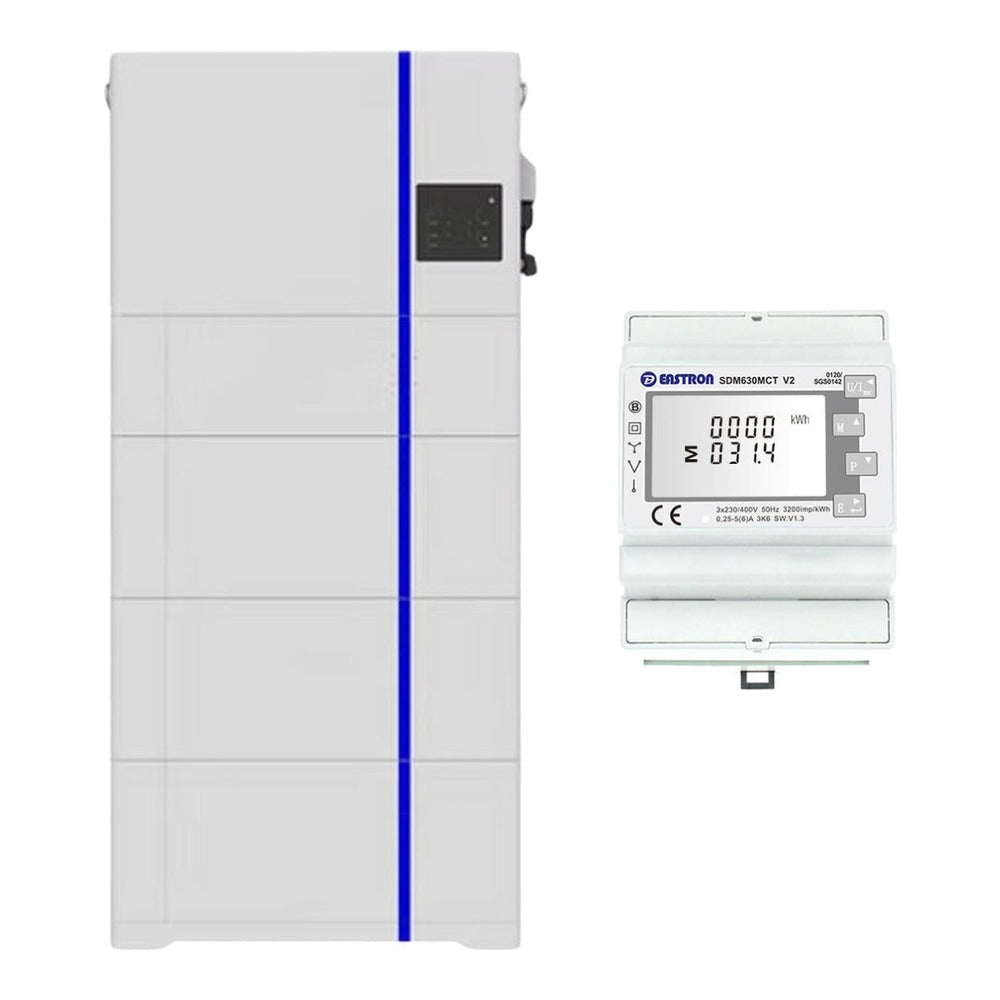 Deye AI-W5.1 All-in-One Three Phase Energy Storage System 3 Batteries with Three Phase Energy Meter