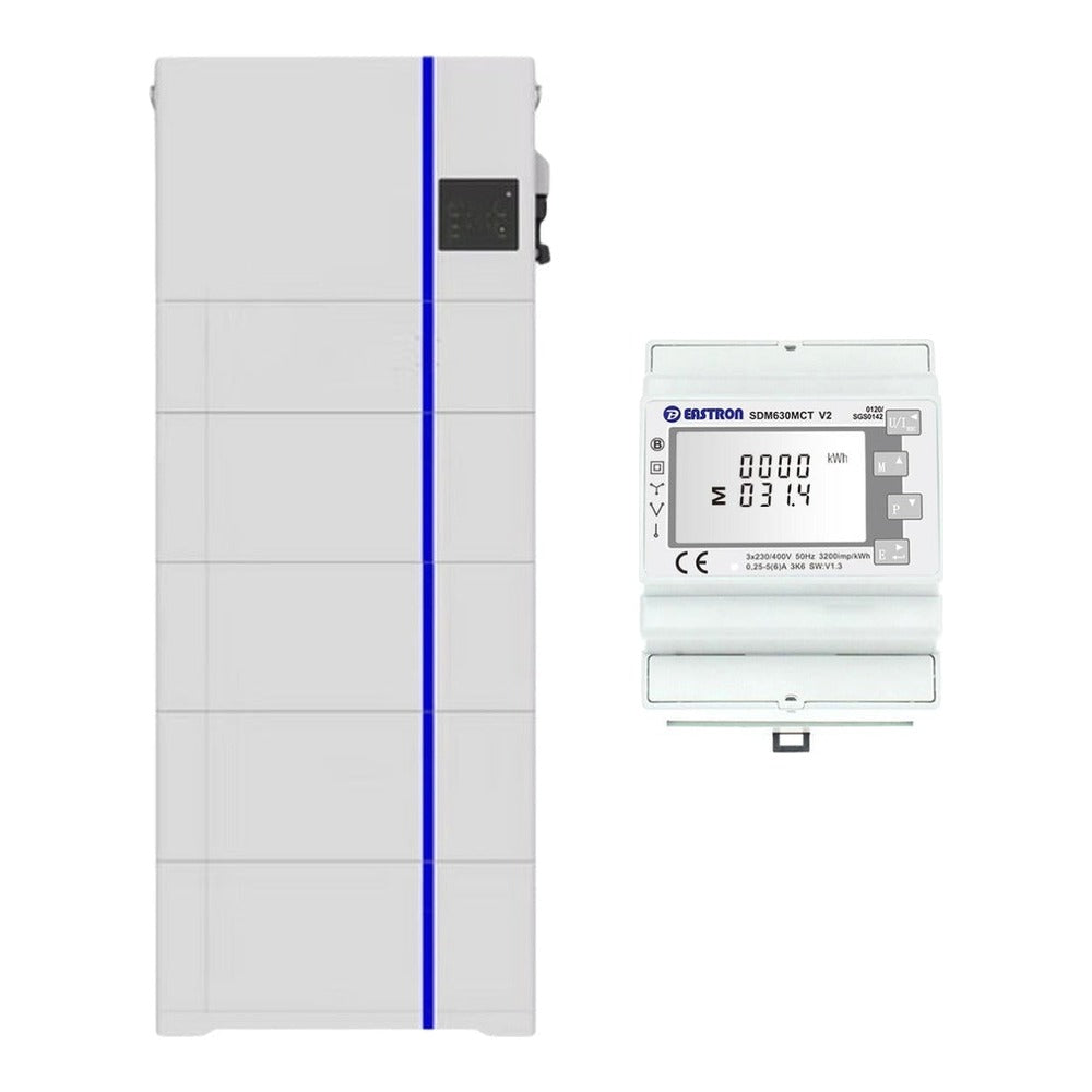 Deye AI-W5.1 All-in-One Three Phase Energy Storage System 4 Batteries with Three Phase Energy Meter