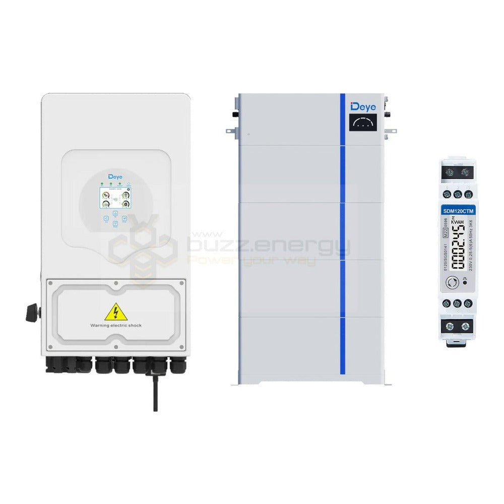 Deye SUN-8K-SG05LP1-AU + AI-W 20kW with SDM120CTM energy meter