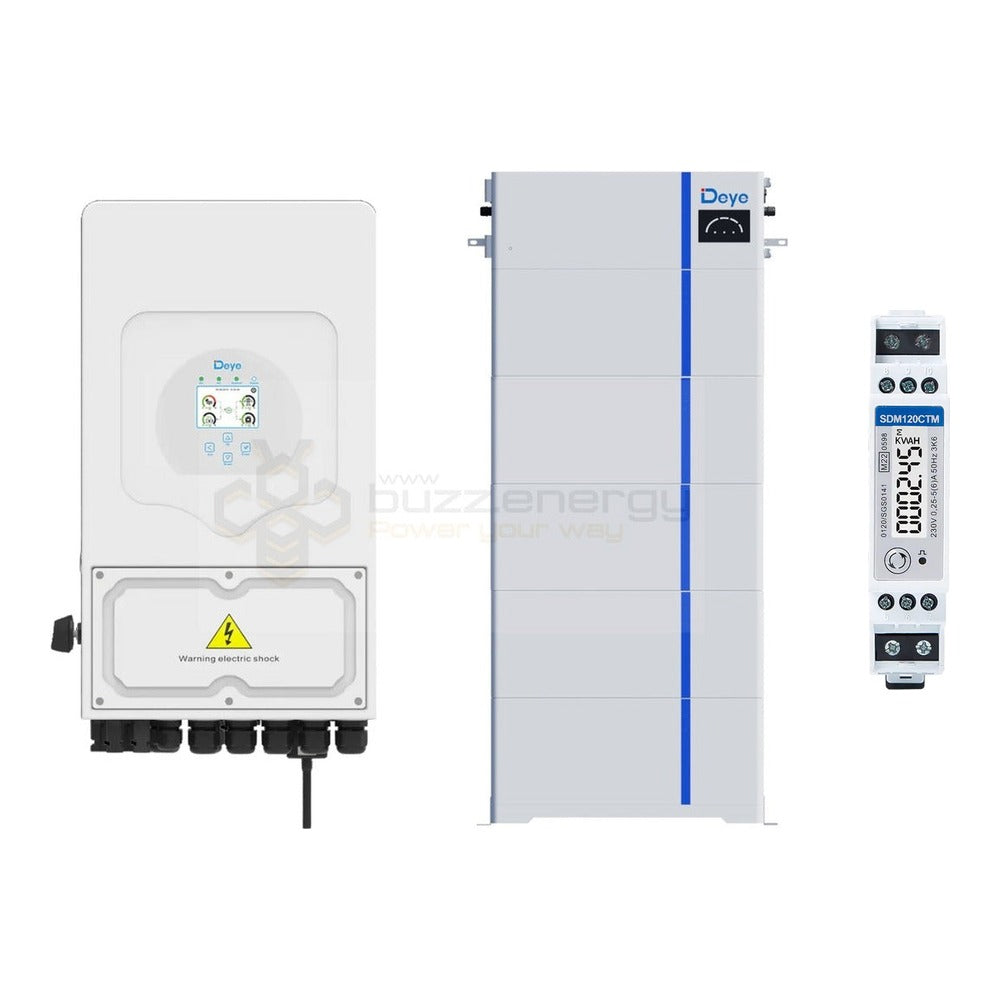Deye SUN-8K-SG05LP1-AU + AI-W 25kW with SDM120CTM energy meter