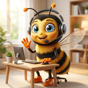 Buzz help bee, your 24/7 Help Centre assistant