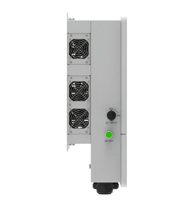 Deye 10 kW Single Phase SUN-10K-SG02LP1-AU-AM3 48v Hybrid Inverter side view
