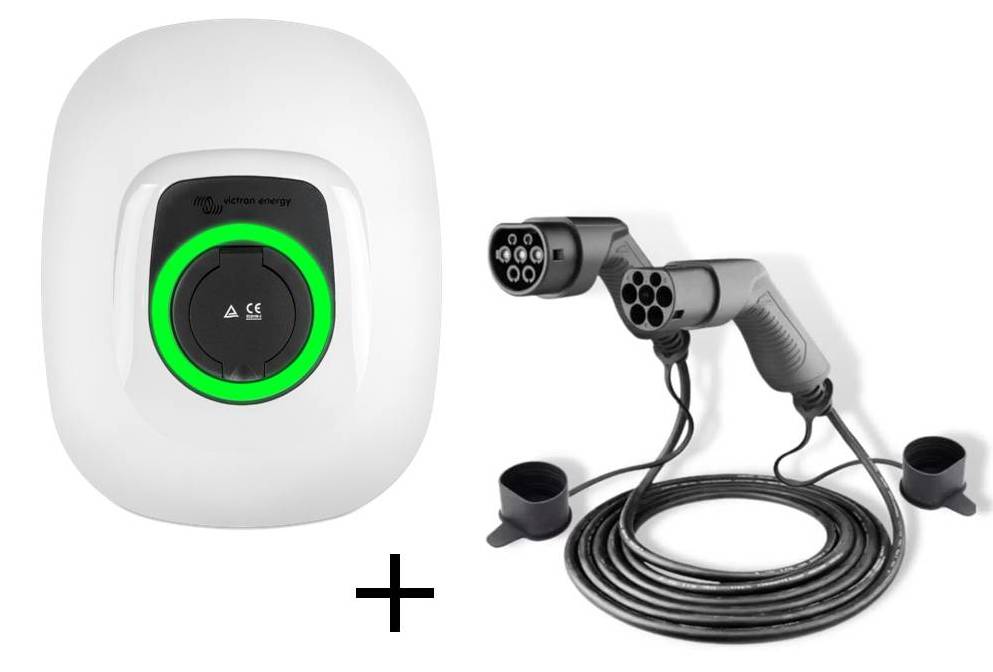 Victron EV Charging Station NS 22kW | Type 2 Cable Bundle - EVC200300200