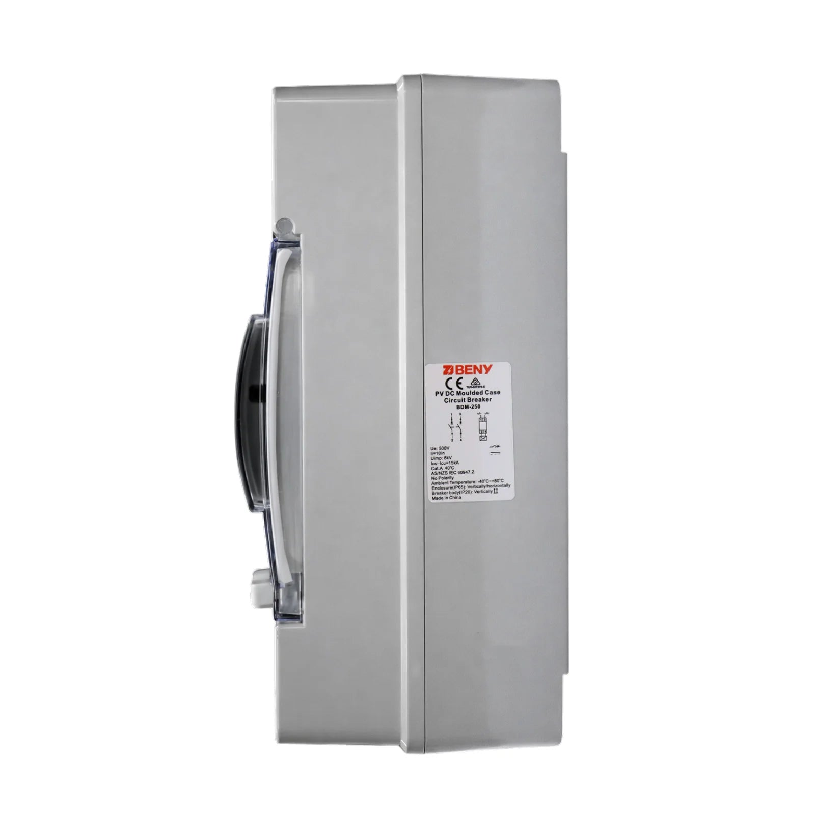 ZJ BENY BDM Series Moulded Case Circuit Breaker (MCCB) and IP65 Enclosure - 125A, 160200A, 250A